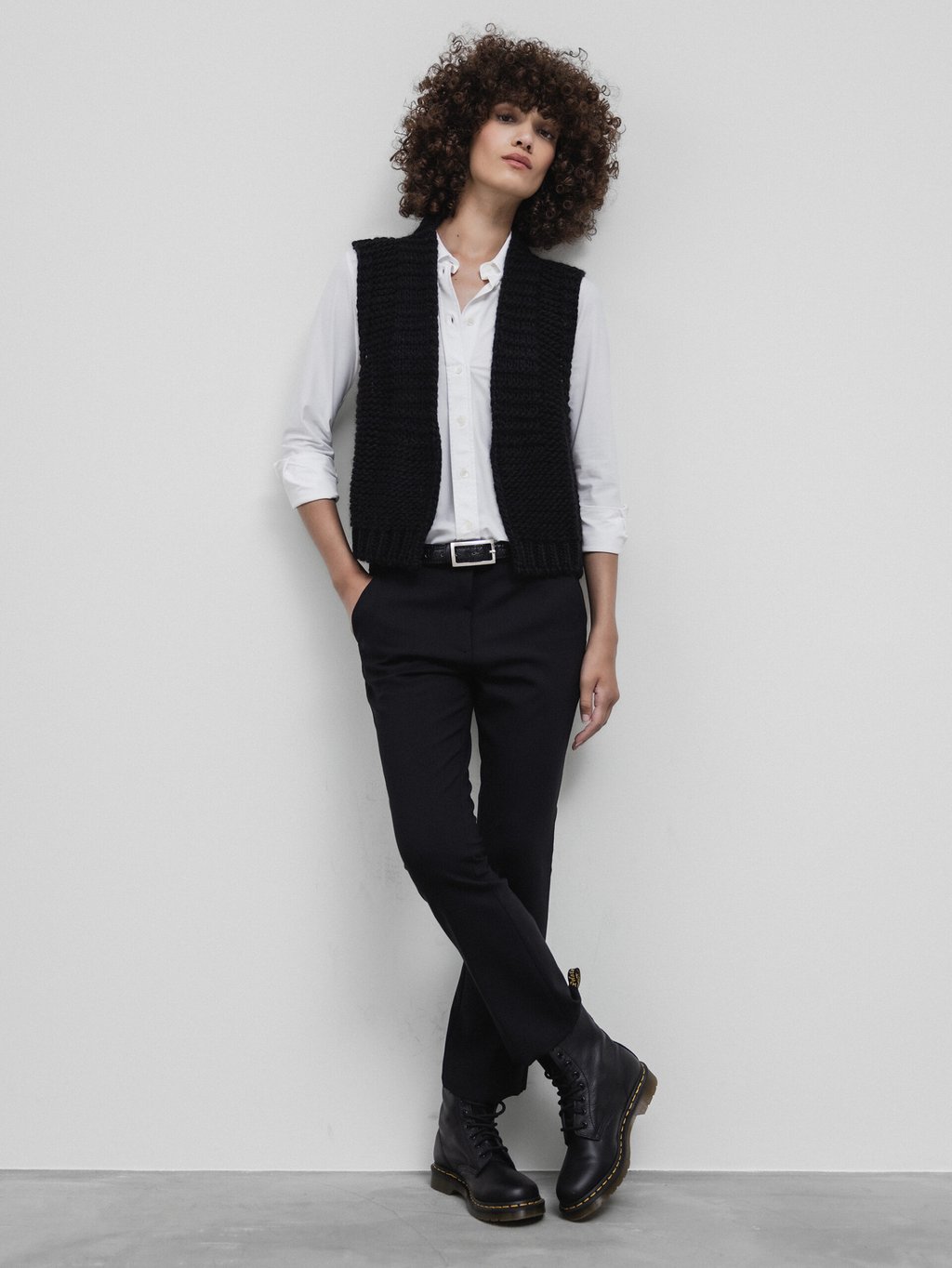 Detailansicht von Cropped Bootcut Hose von NINE IN THE MORNING