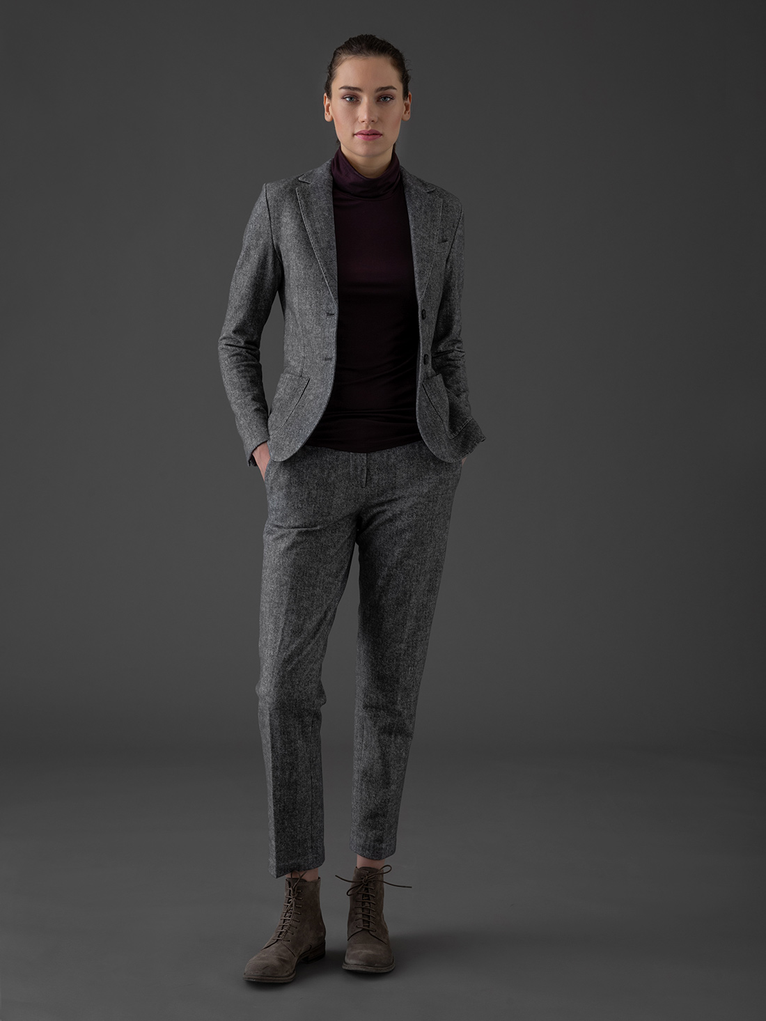 Detailansicht von Chinohose aus Baumwolle von Circolo