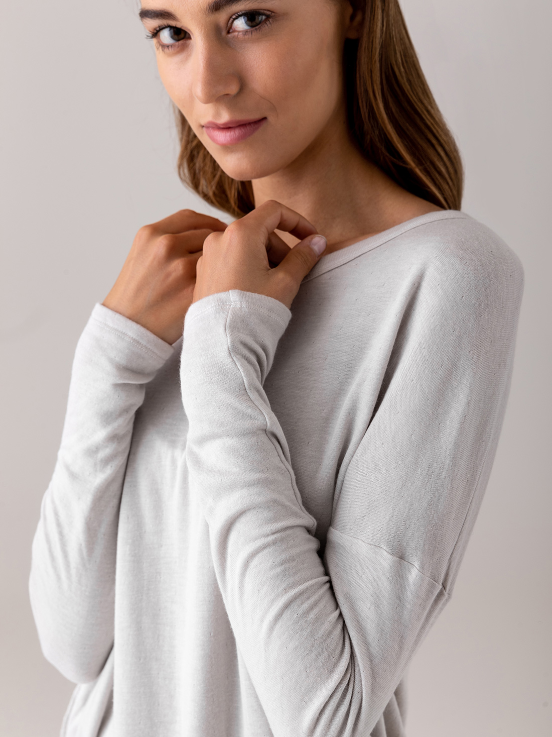 Detailansicht von Langarmshirt von PUROTATTO