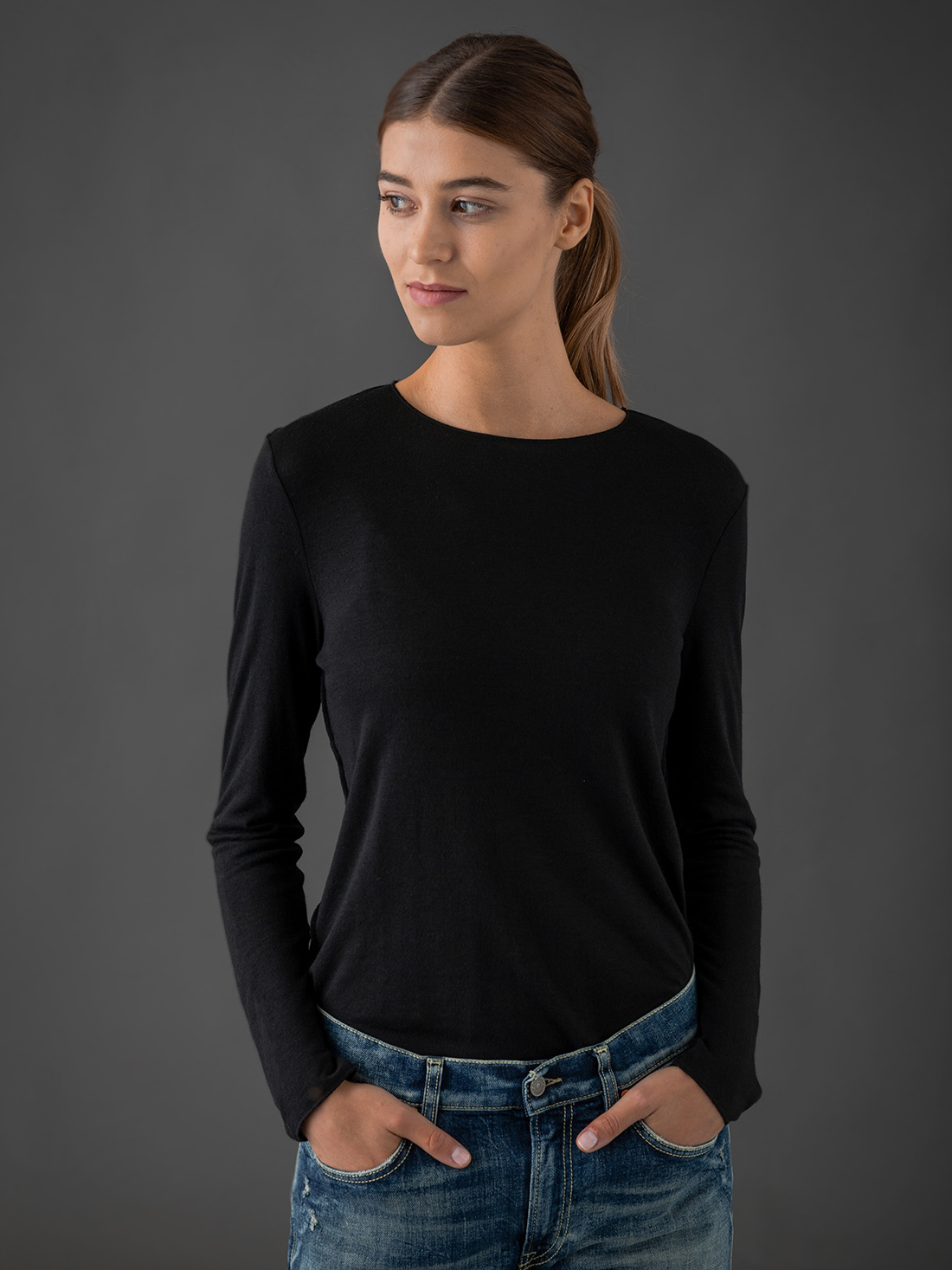 Detailansicht von Longsleeve  von PUROTATTO