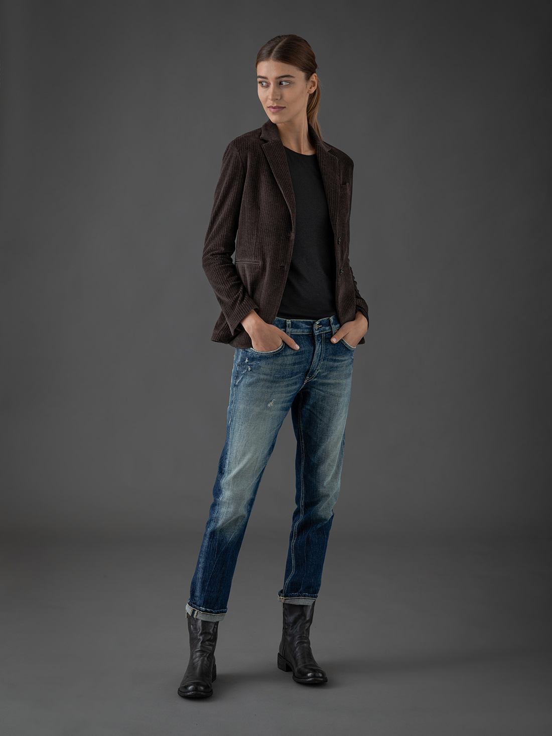 Detailansicht von Cordblazer von CIRCOLO