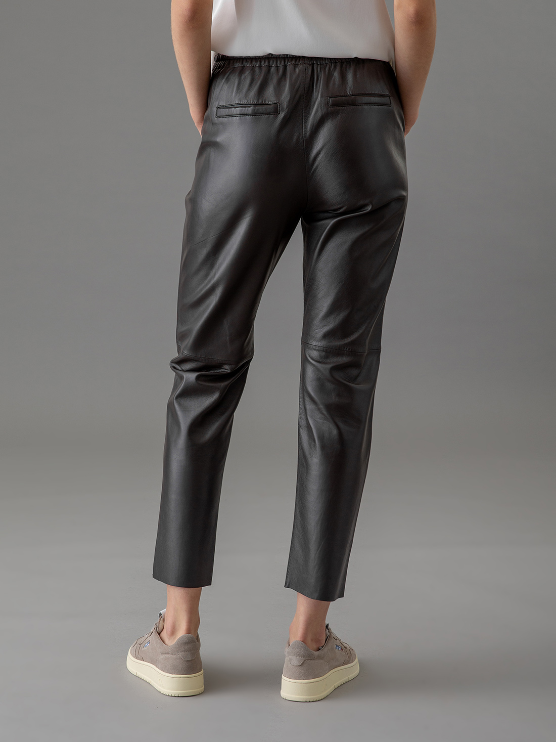 Detailansicht von Nappa-Lederhose von OAKWOOD