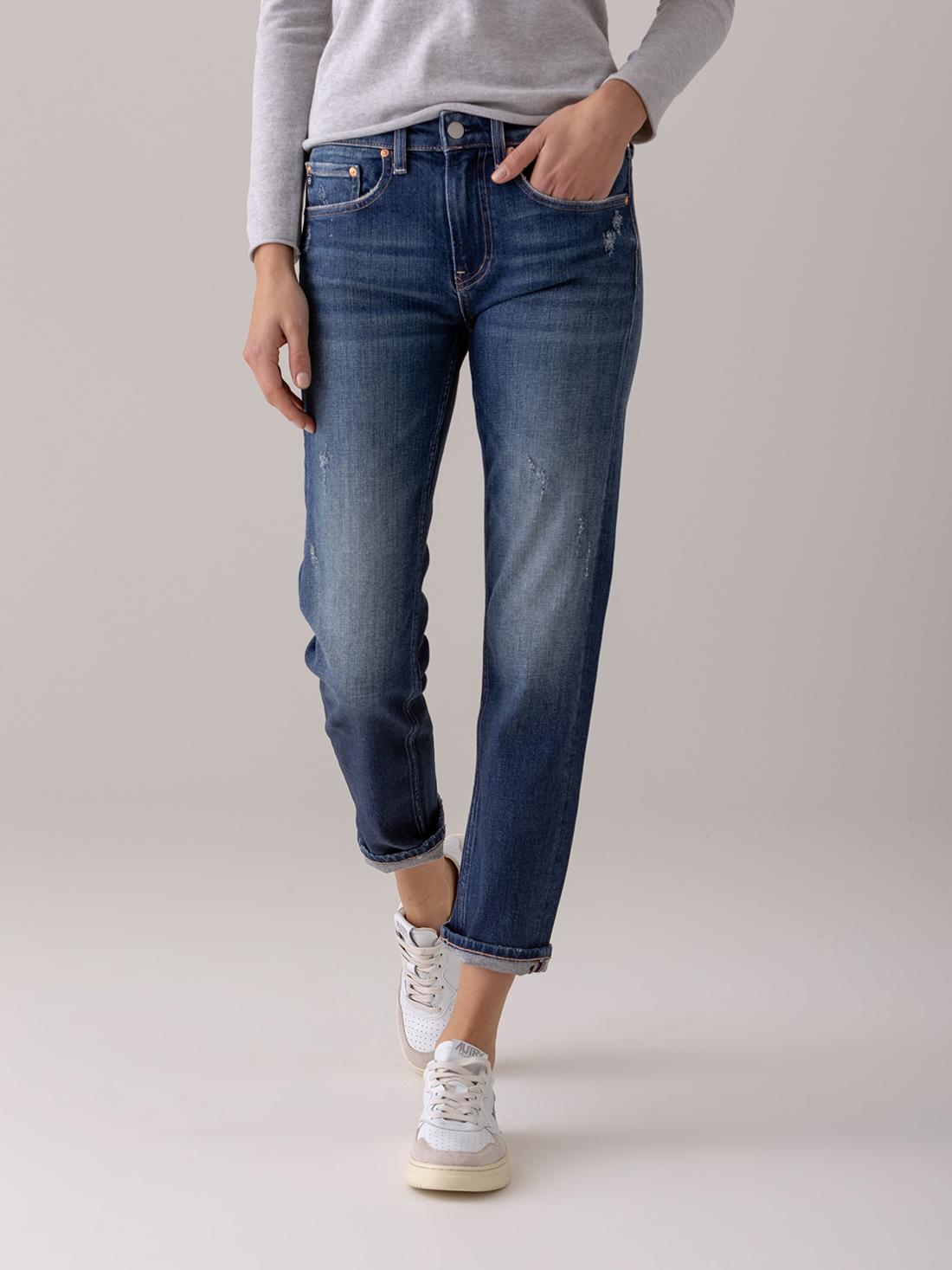 Detailansicht von Girlfriend Jeans von ADRIANO GOLDSCHMIED