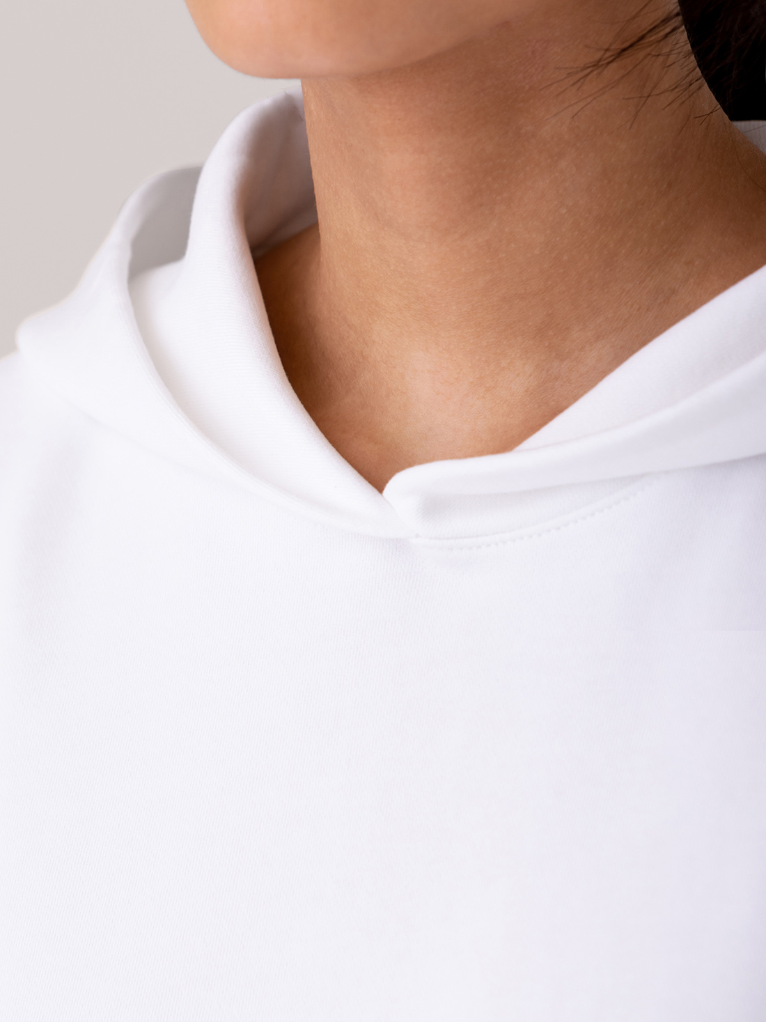 Detailansicht von Kapuzen-Sweatshirt aus Baumwolle von DANIELS