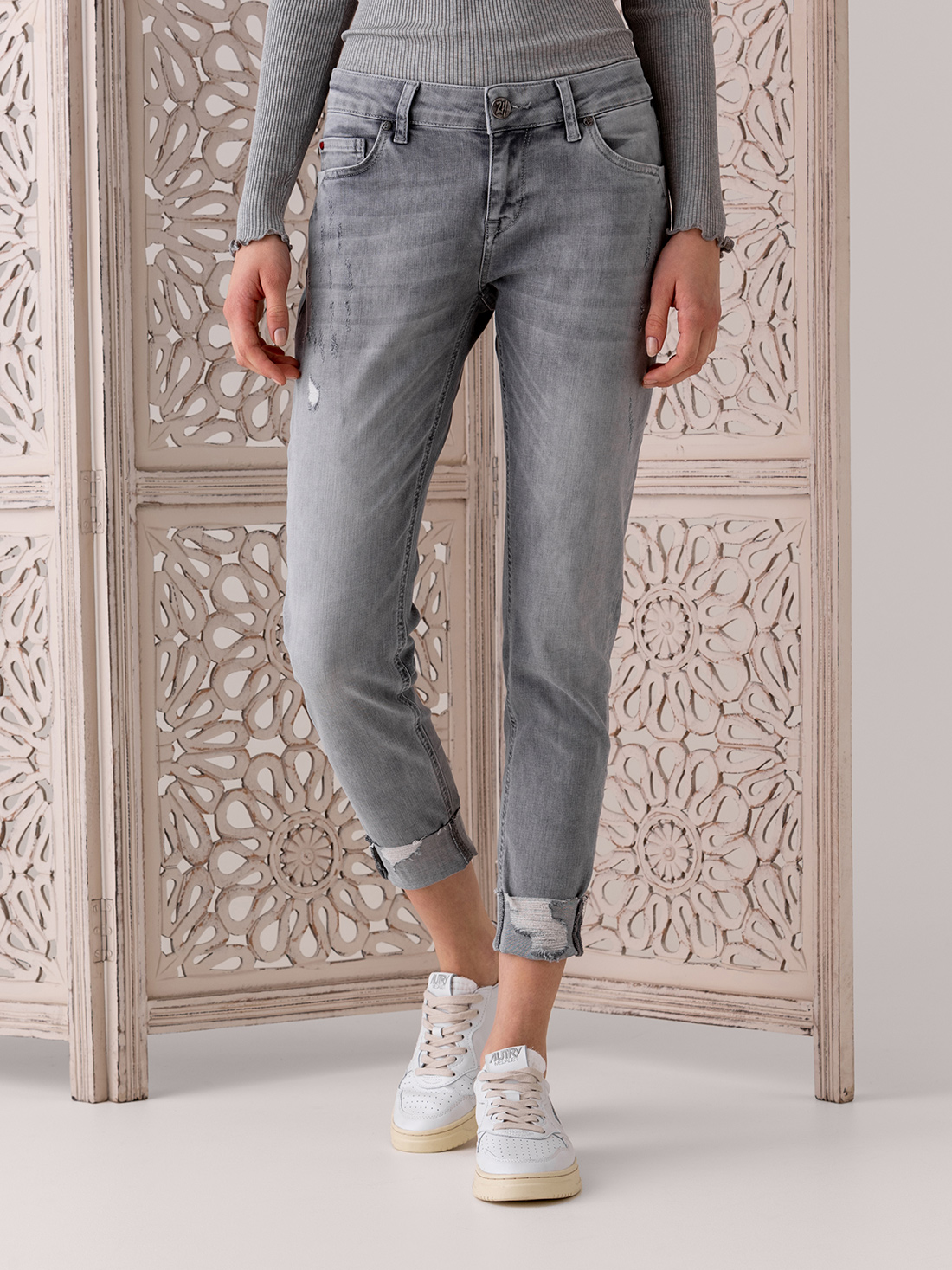 Detailansicht von Slim Fit Jeans von ZHRILL