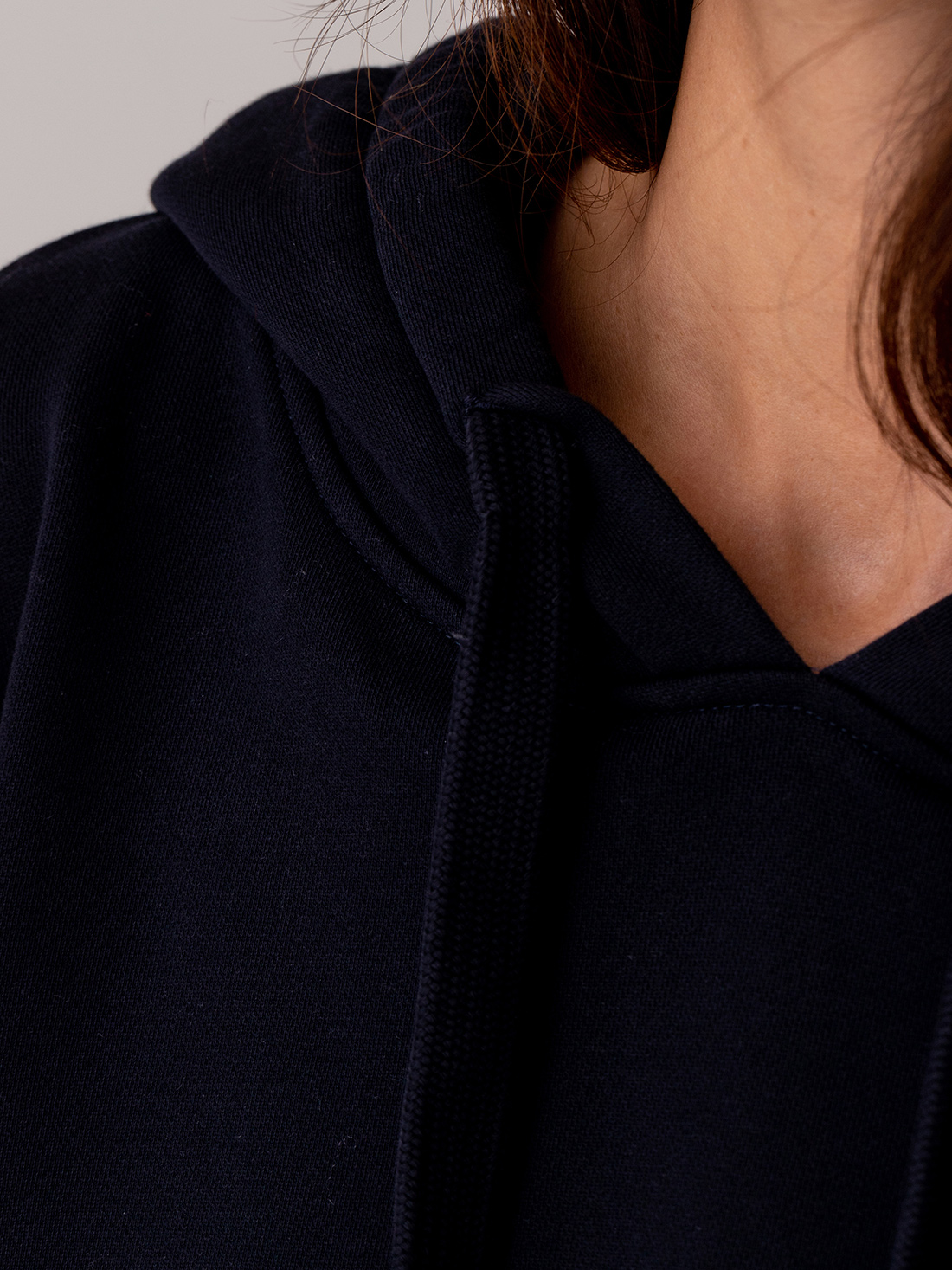 Detailansicht von Kapuzen-Sweatshirt aus Baumwolle von DANIELS