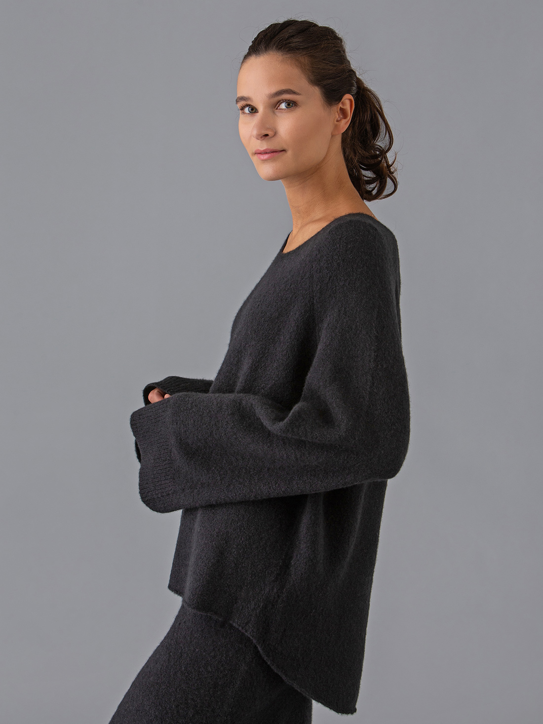 Detailansicht von Weiter Pullover aus Cashmere von DANIELS