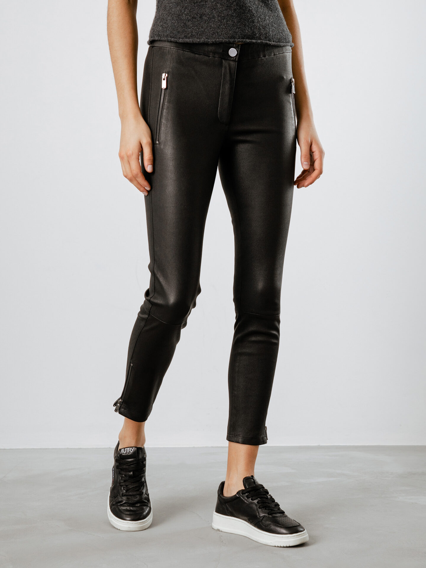 Detailansicht von Nappa-Lederhose von ARMA