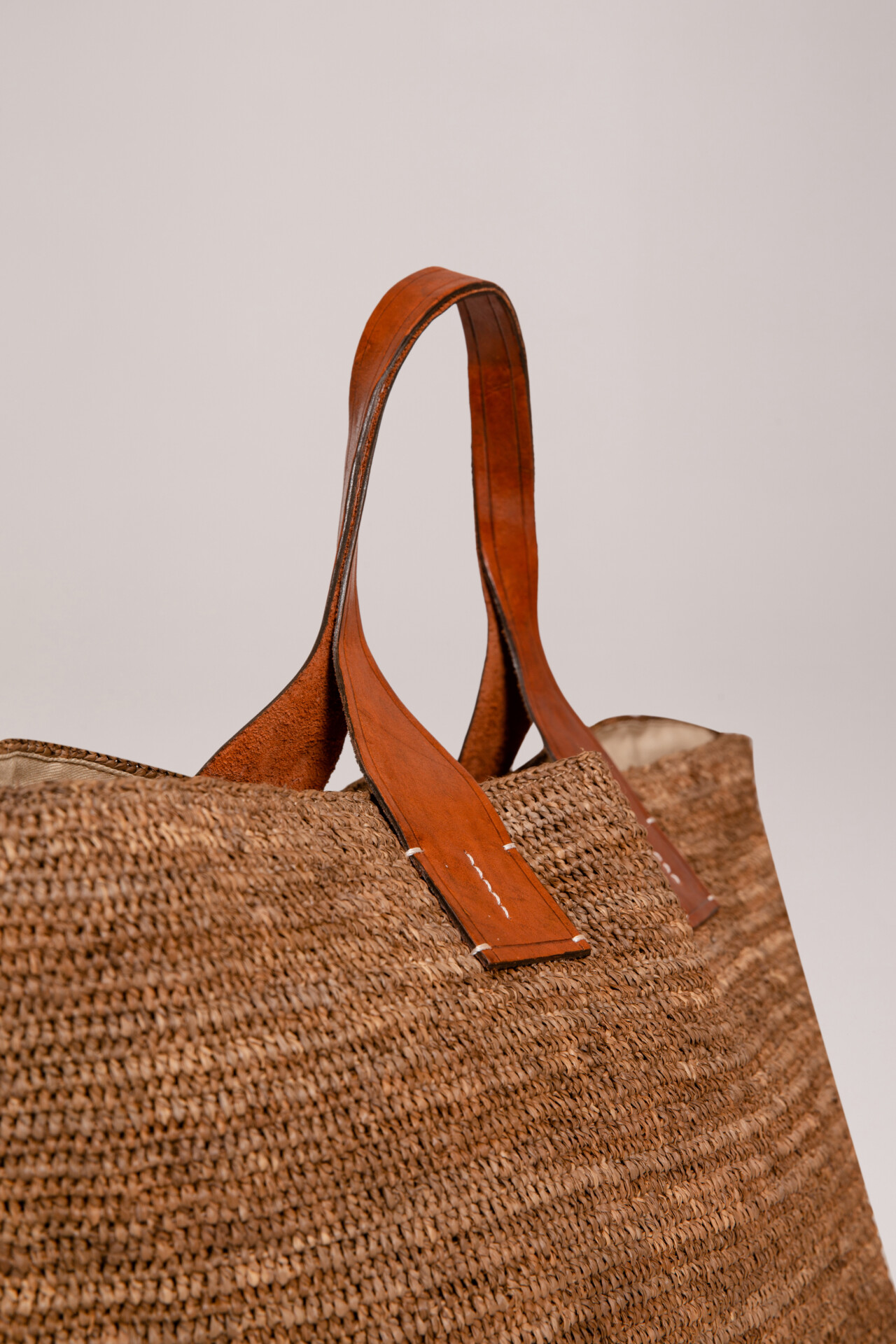 Detailansicht von Shopper aus Naturbast von IBELIV