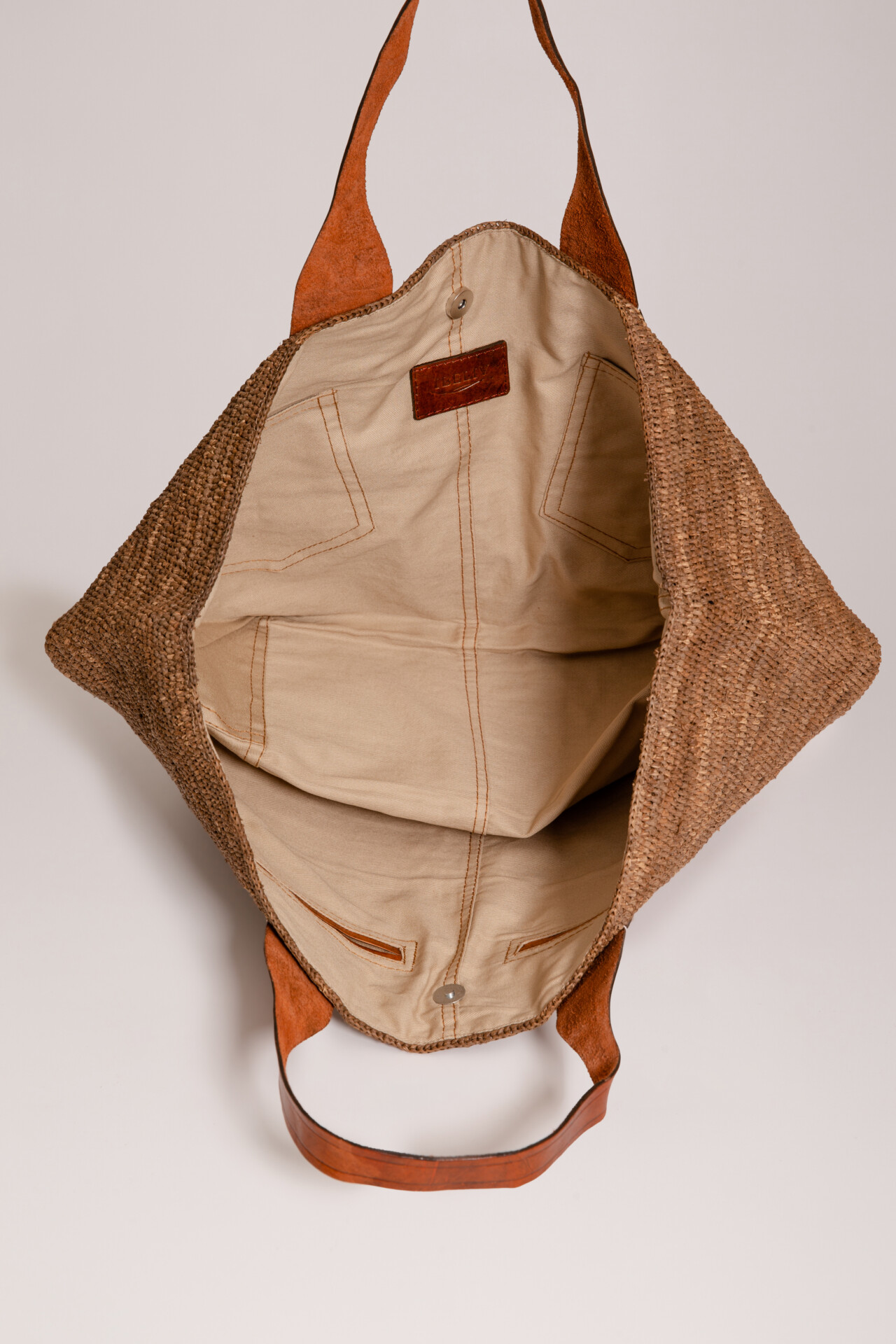 Detailansicht von Shopper aus Naturbast von IBELIV