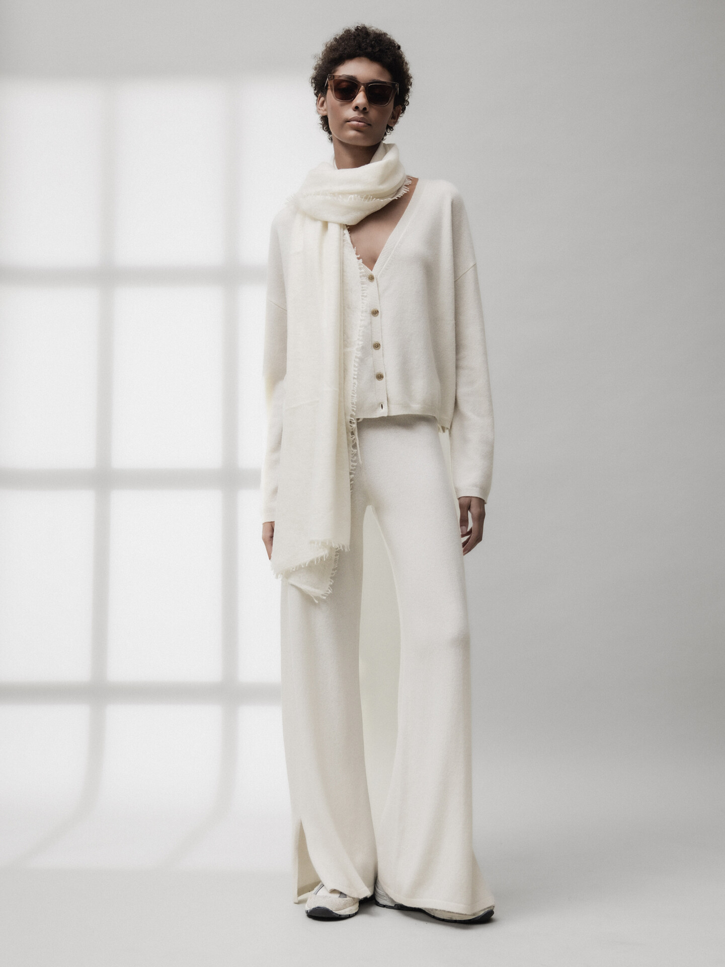 Detailansicht von Schal aus Cashmere von PUR SCHOEN