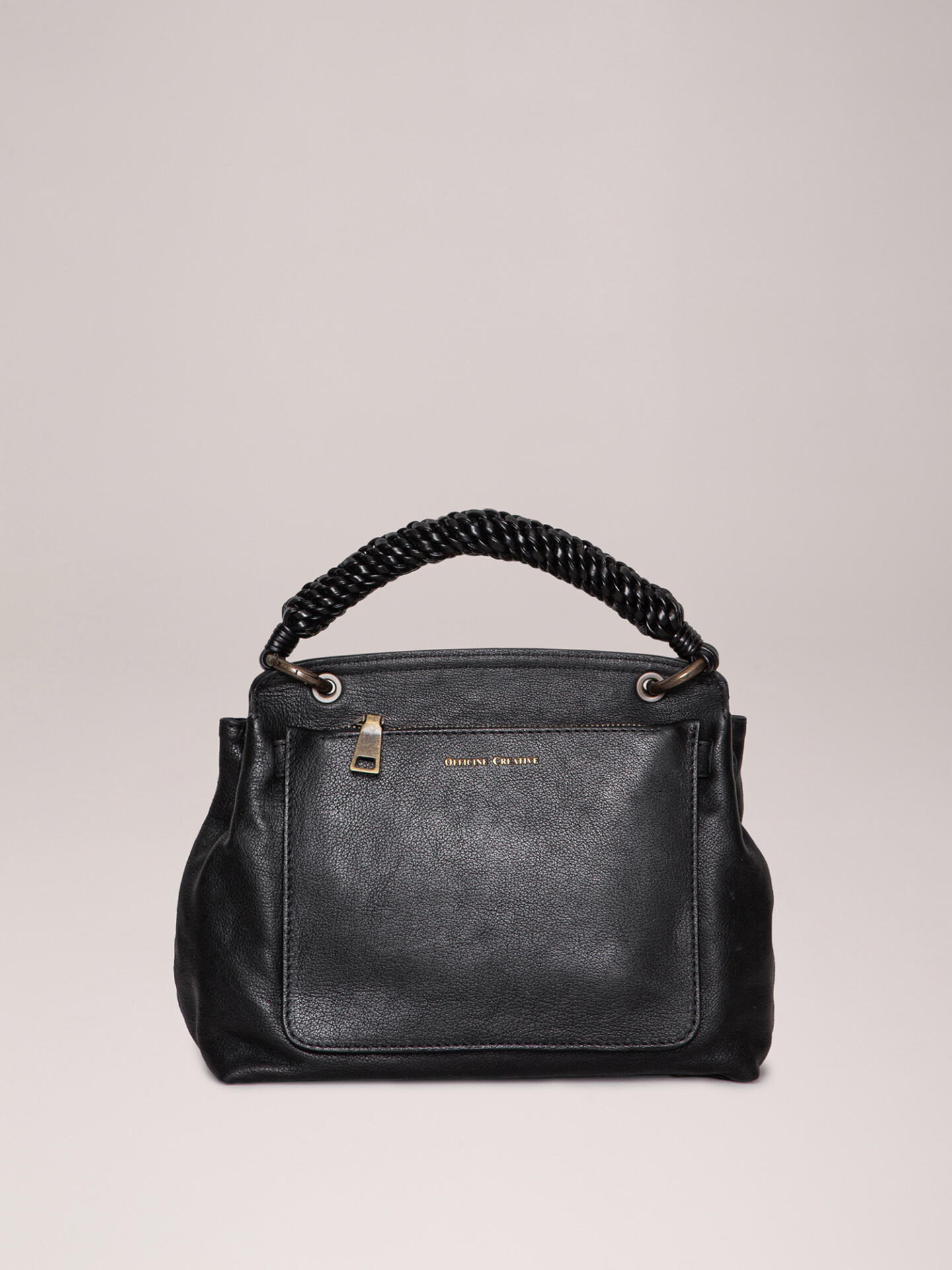 Detailansicht von Handtasche aus Leder von OFFICINE CREATIVE