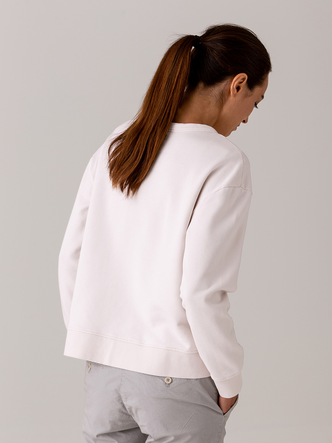 Detailansicht von Sweatshirt aus Baumwolle von DANIELS