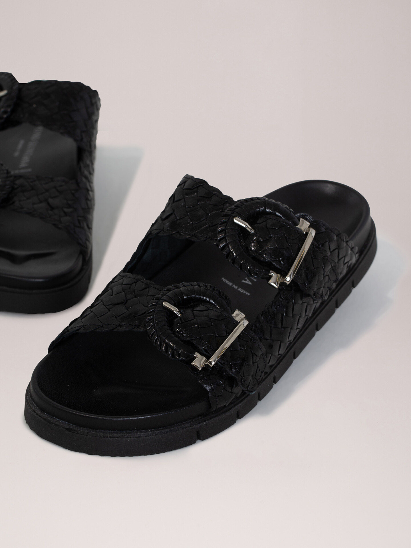 Detailansicht von Geflochtene Sandalen von PONS QUINTANA