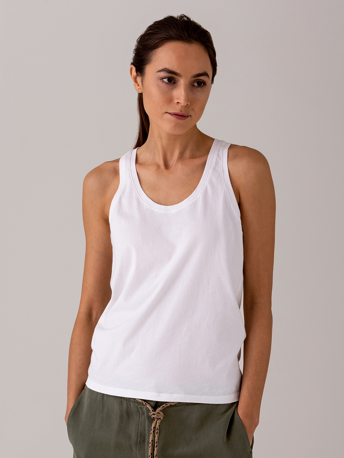 Detailansicht von Top aus Bamwolle von UNIVERSEL