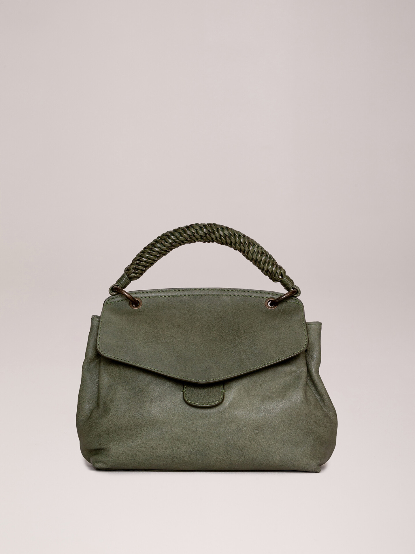 Detailansicht von Handtasche aus Leder von OFFICINE CREATIVE