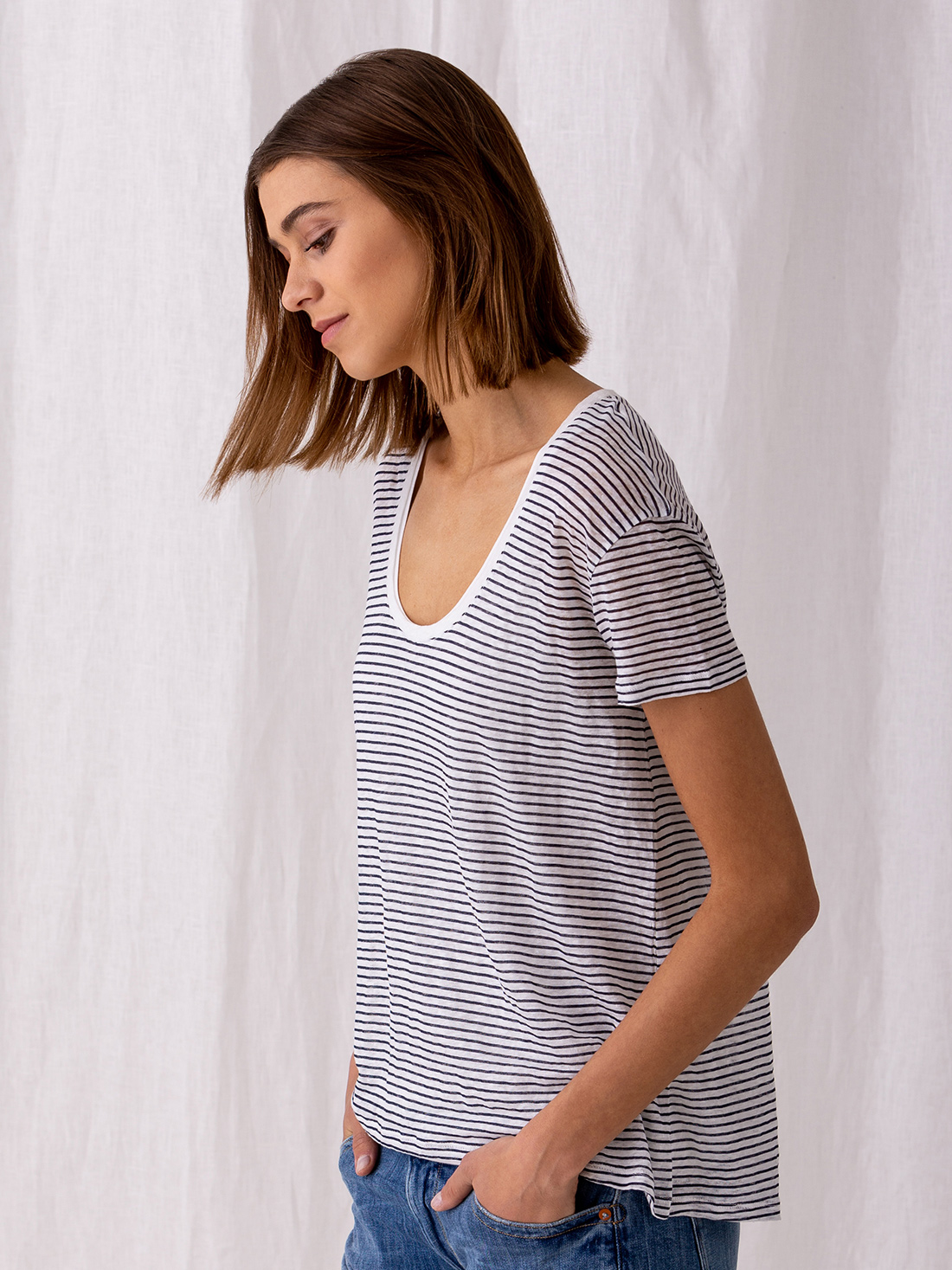 Detailansicht von Gestreiftes T-Shirt von UNIVERSEL