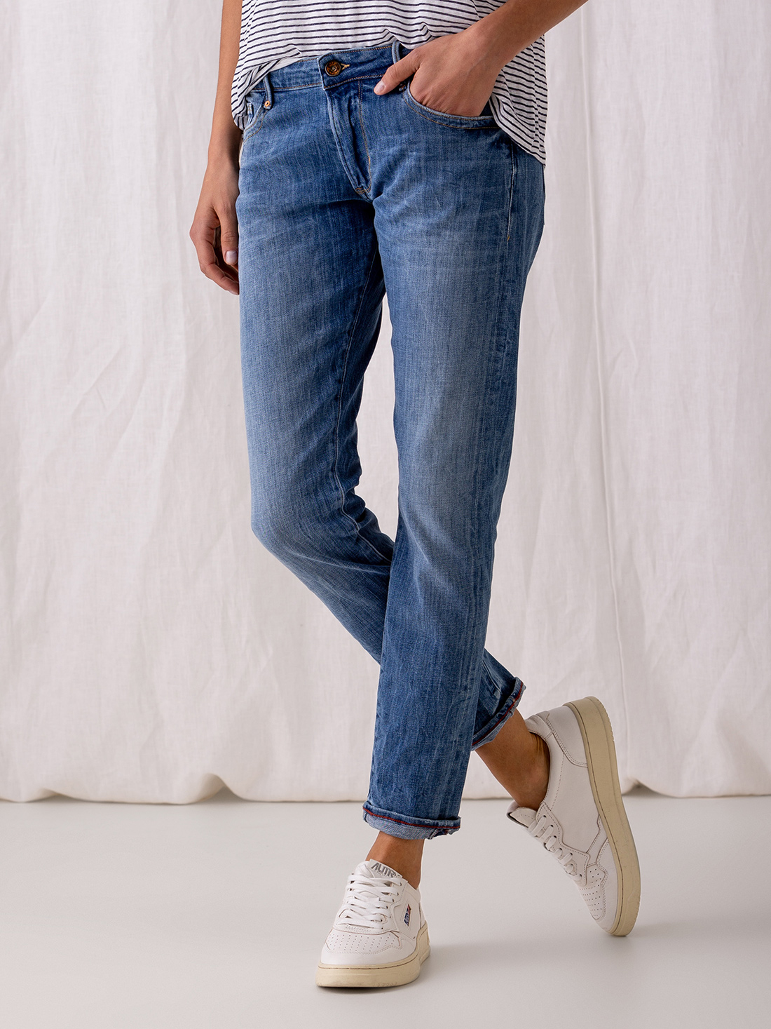 Detailansicht von Regular Fit Jeans von LE TEMPS DES CERISES