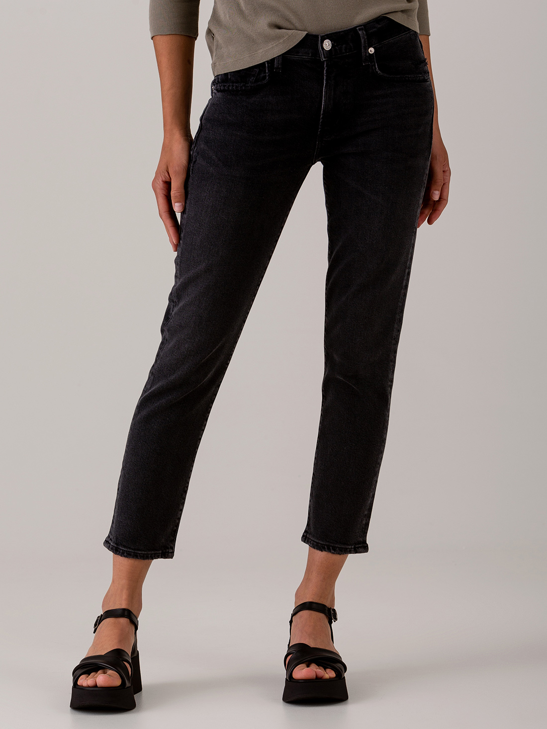 Detailansicht von Cropped Slim Jeans von CITIZENS OF HUMANITY