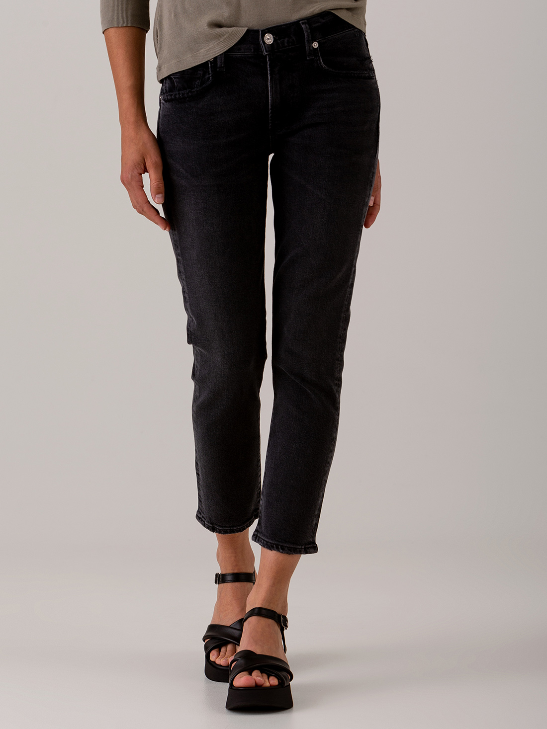 Detailansicht von Cropped Slim Jeans von CITIZENS OF HUMANITY