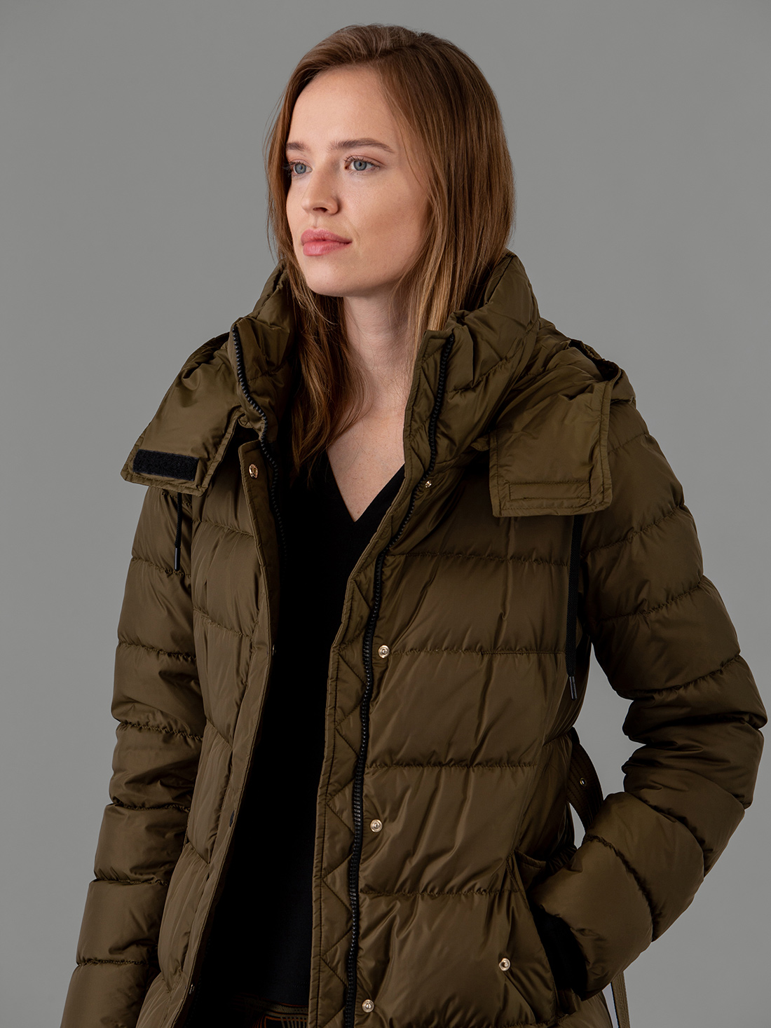 Detailansicht von Daunenmantel von HERNO