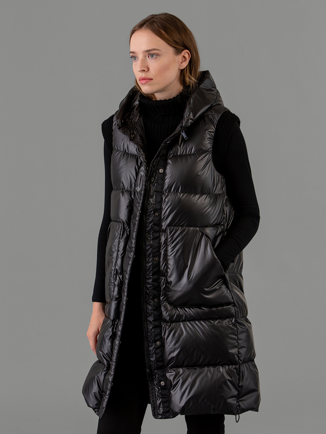 Detailansicht von Daunenweste von LIS LAREIDA