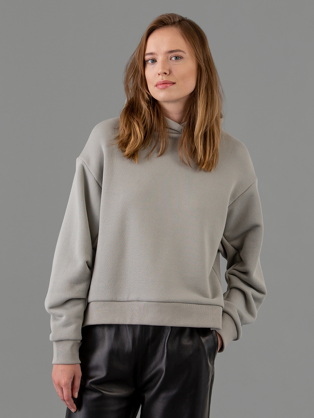 Detailansicht von Kapuzen-Sweatshirt aus Baumwolle von IHEART