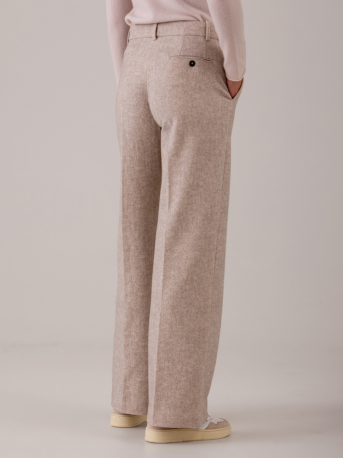 Detailansicht von Weite Hose aus Baumwolle von CIRCOLO