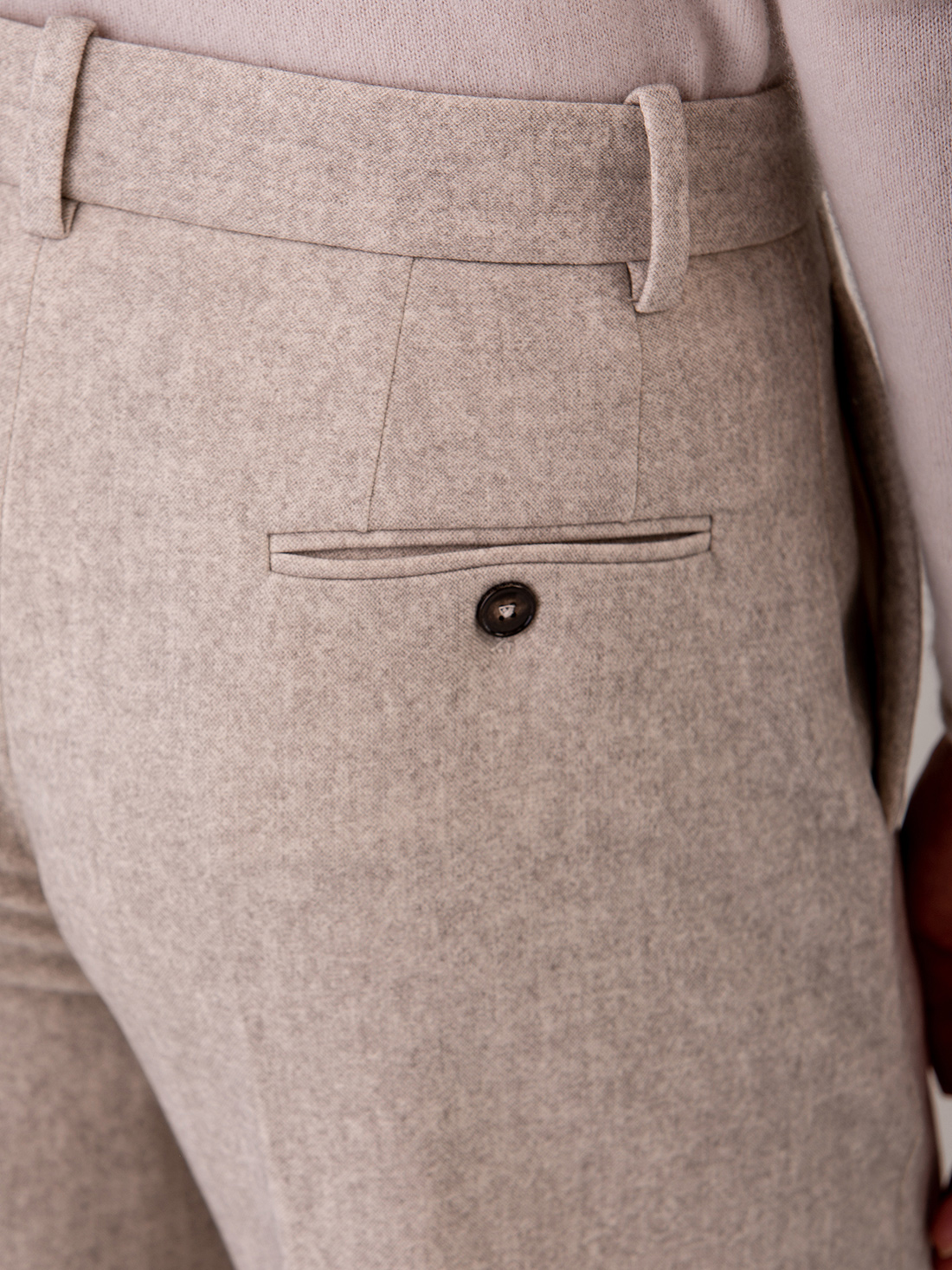 Detailansicht von Weite Hose aus Baumwolle von CIRCOLO