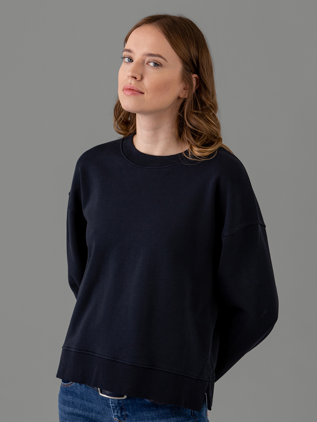 Detailansicht von Sweatshirt aus Baumwolle von DANIELS