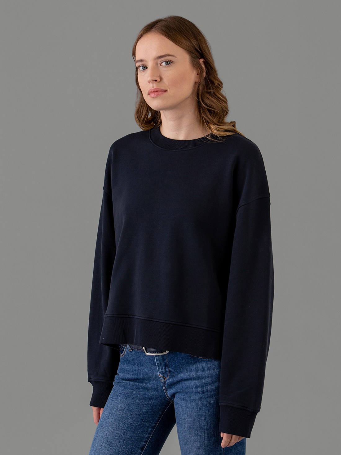 Detailansicht von Sweatshirt aus Baumwolle von DANIELS