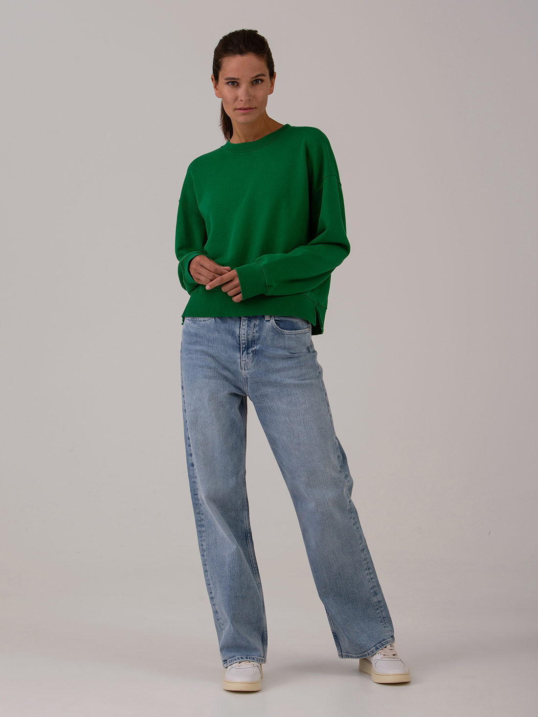 Detailansicht von Sweatshirt aus Baumwolle von DANIELS