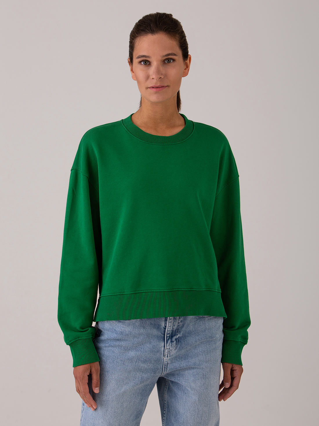 Detailansicht von Sweatshirt aus Baumwolle von DANIELS