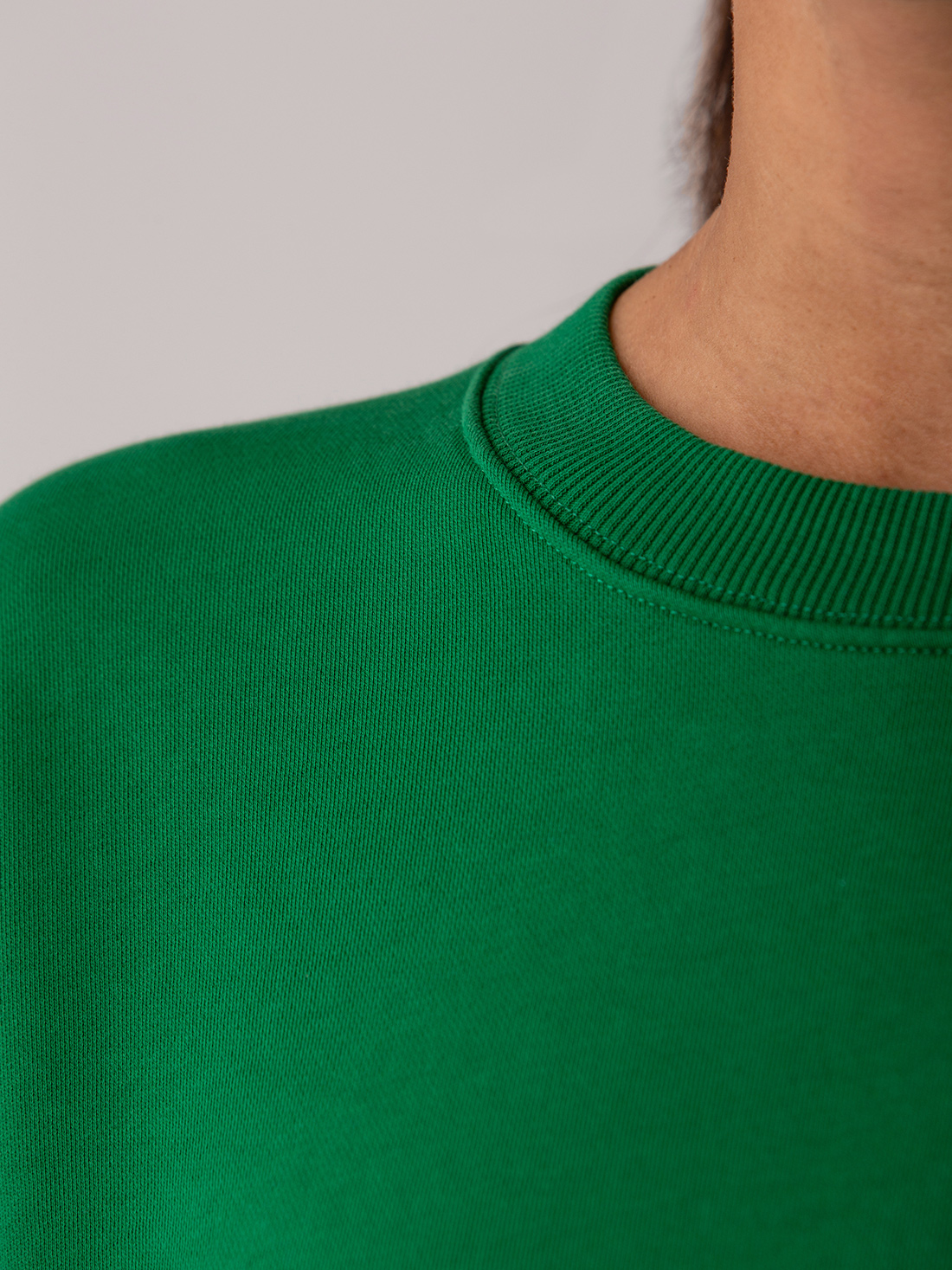 Detailansicht von Sweatshirt aus Baumwolle von DANIELS