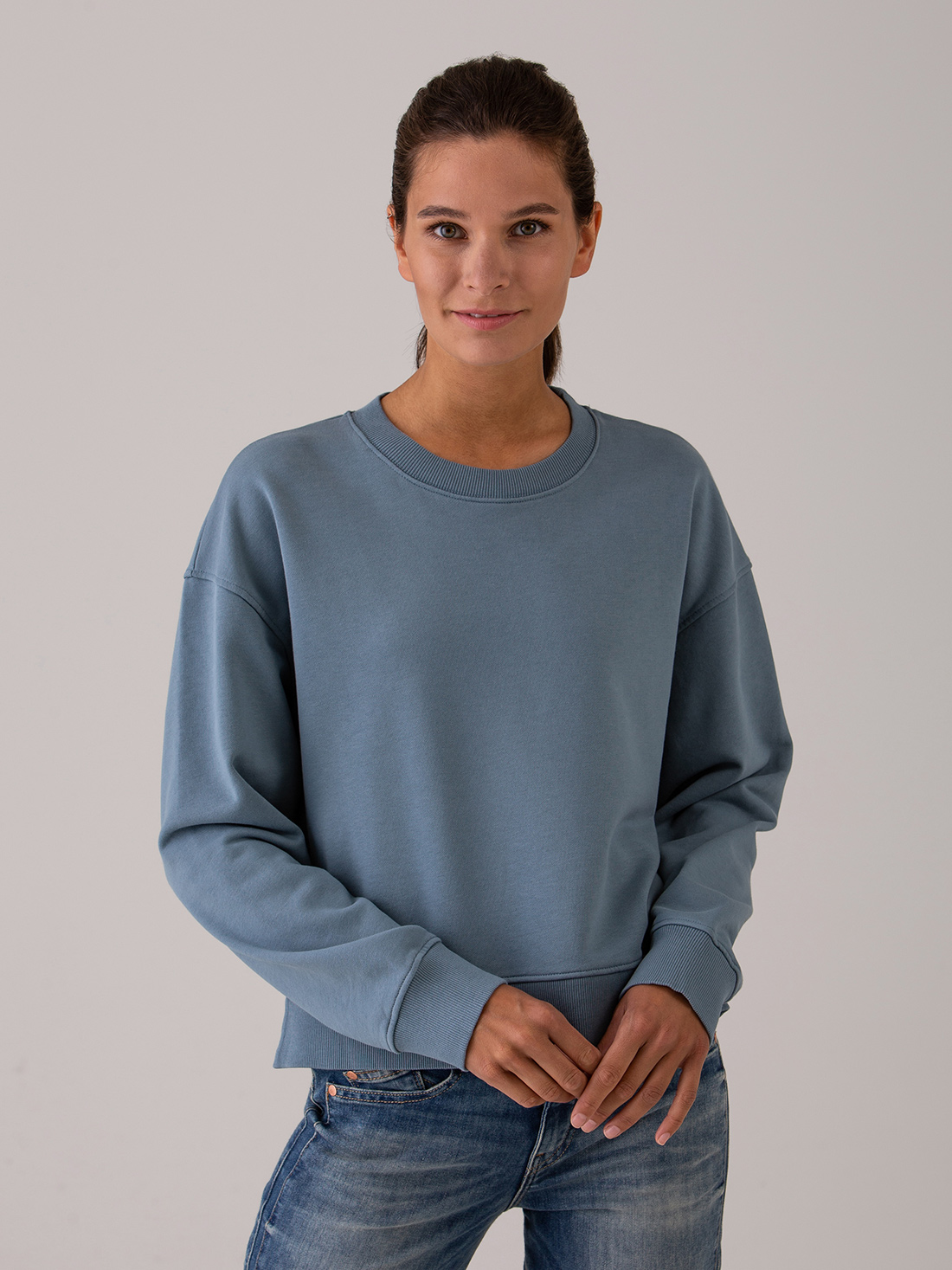Detailansicht von Sweatshirt aus Baumwolle von DANIELS