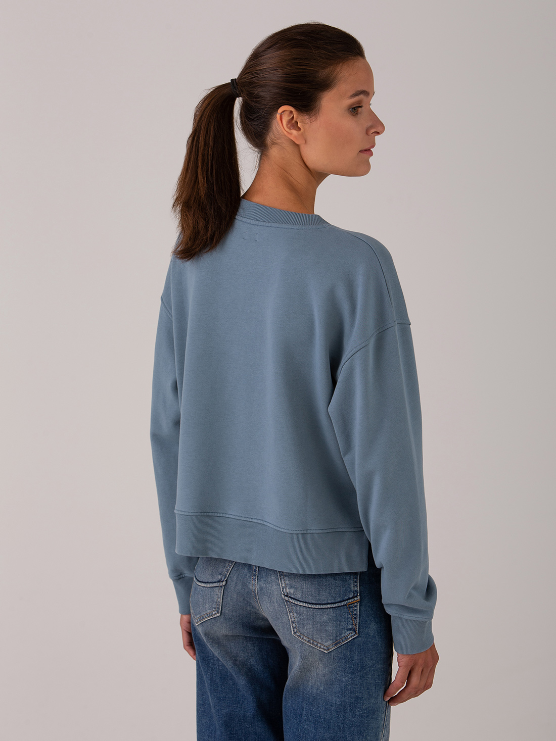 Detailansicht von Sweatshirt aus Baumwolle von DANIELS