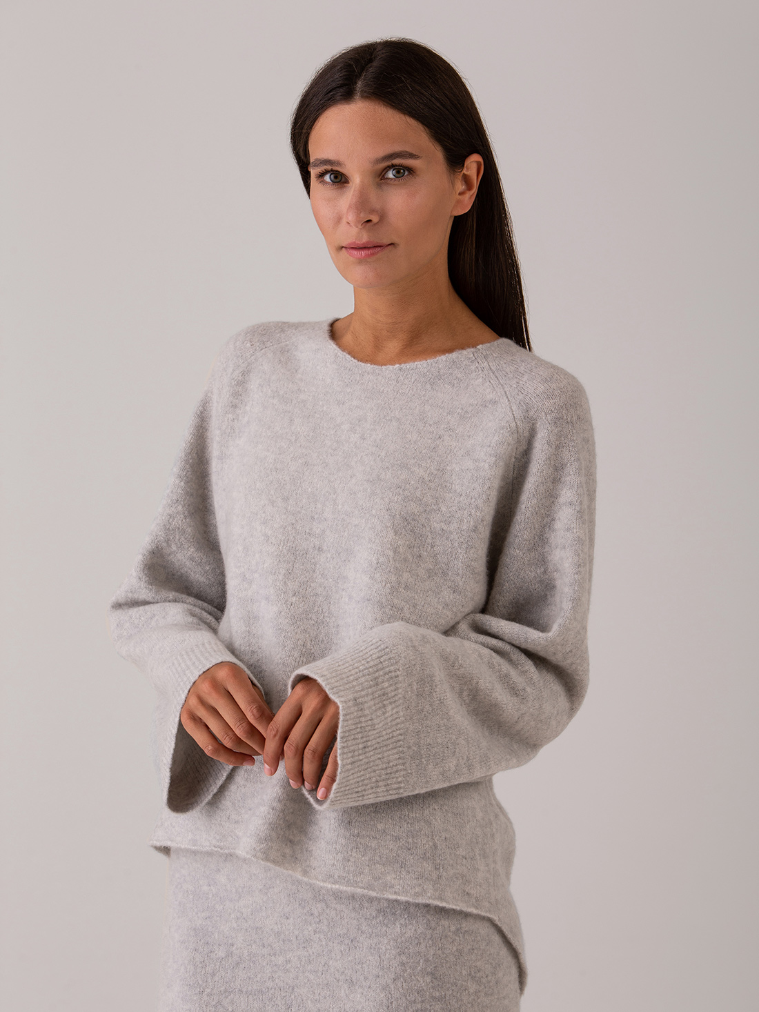Detailansicht von Weiter Pullover aus Cashmere von DANIELS