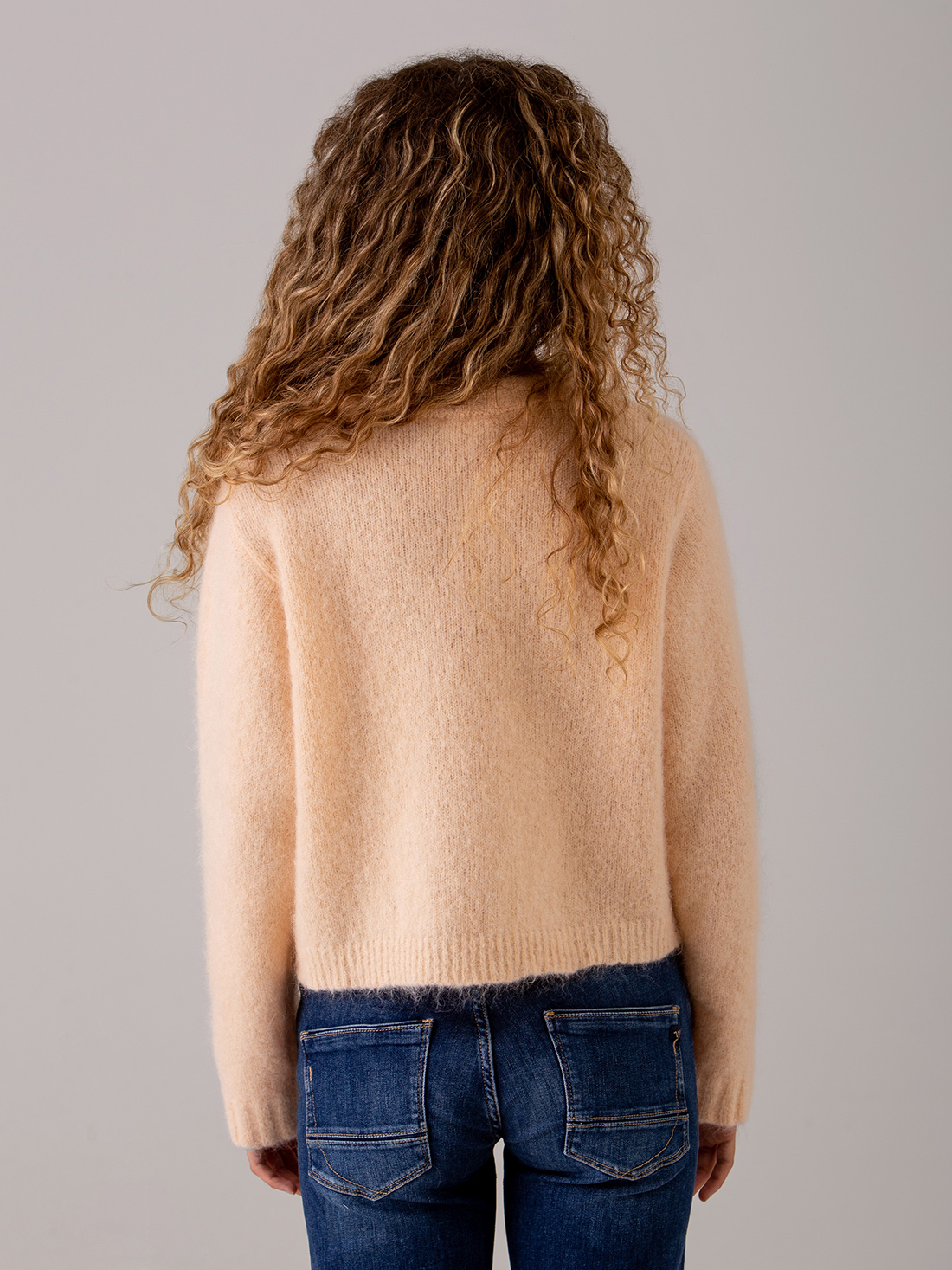 Detailansicht von Kurzer Pullover aus Mohair von AMERICAN VINTAGE