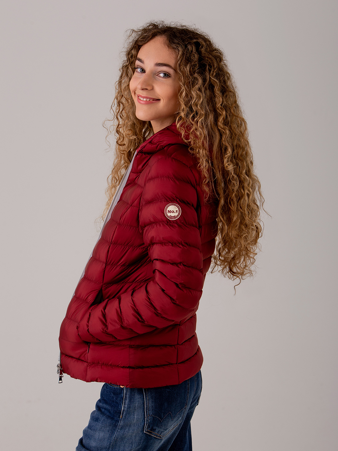 Detailansicht von Steppjacke von NO. 1 COMO