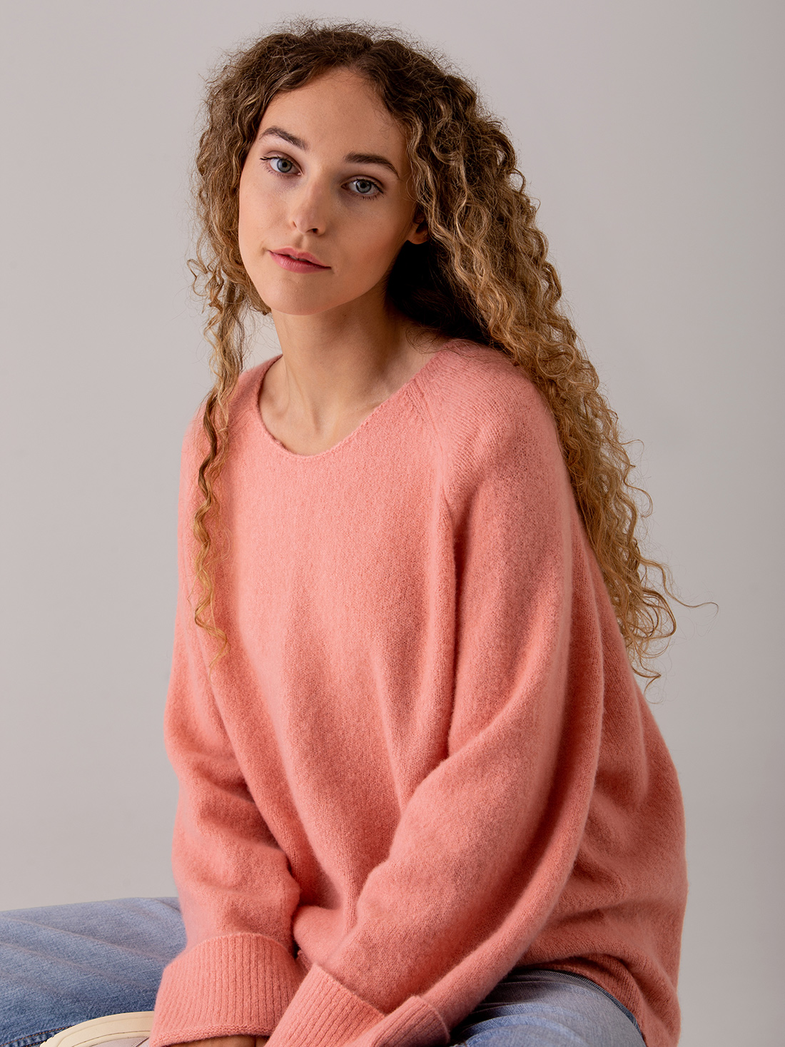 Detailansicht von Weiter Pullover aus Cashmere von DANIELS