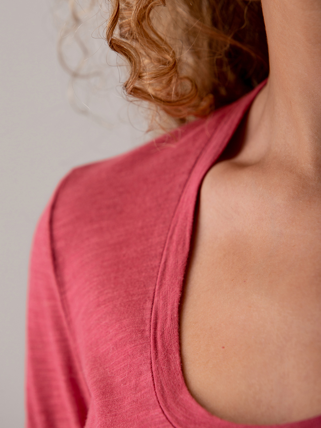 Detailansicht von Langarmshirt aus Baumwolle von AMERICAN VINTAGE