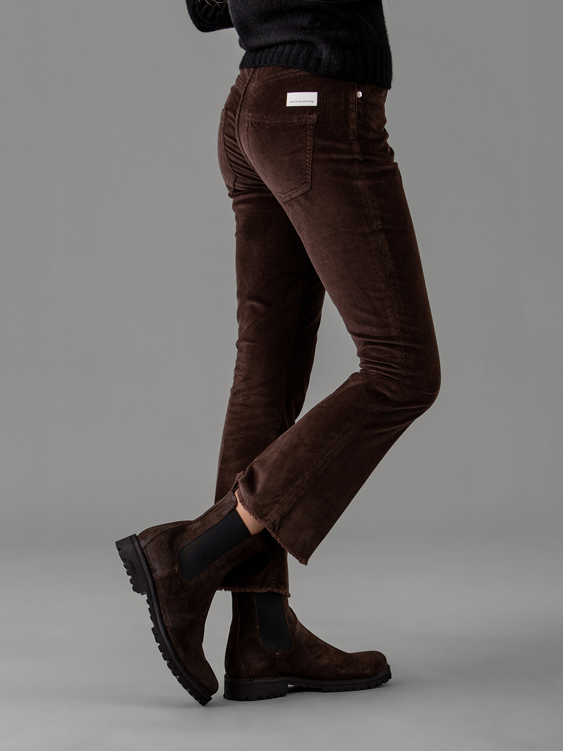 Detailansicht von Flared Cordhose von NINE IN THE MORNING