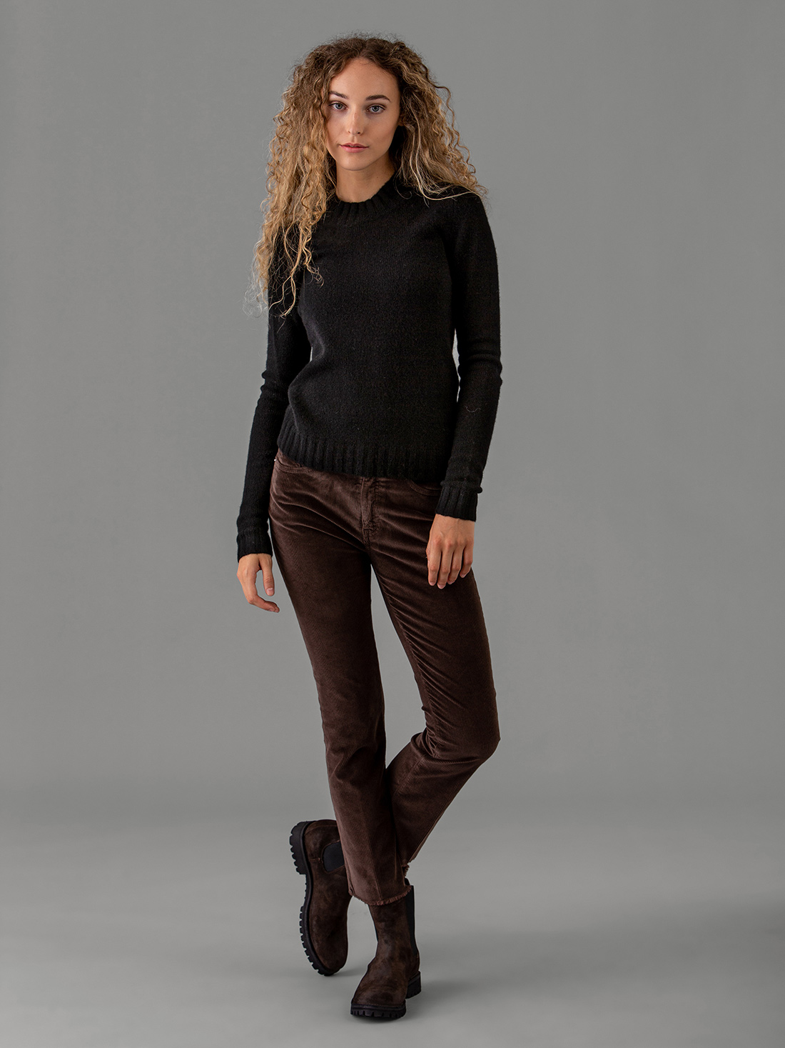 Detailansicht von Flared Cordhose von NINE IN THE MORNING