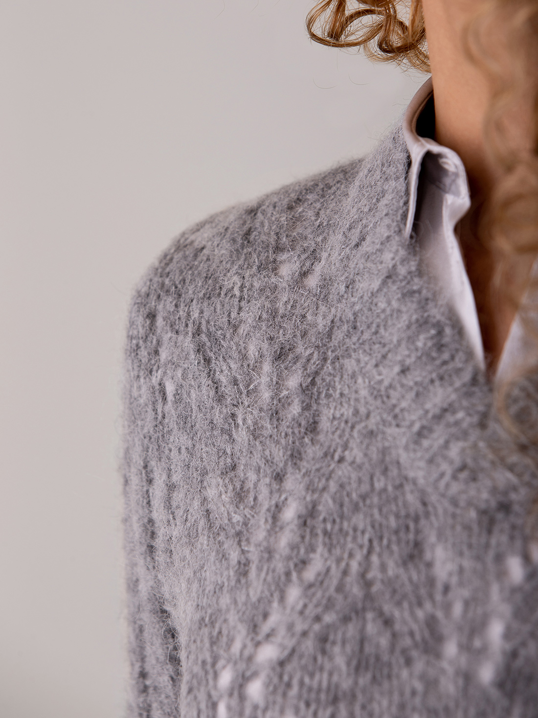 Detailansicht von Pullover mit Lochstrick von DANIELS