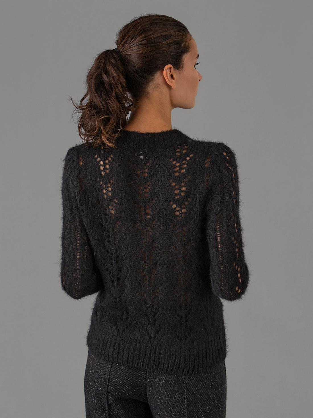 Detailansicht von Pullover mit Lochstrick von DANIELS