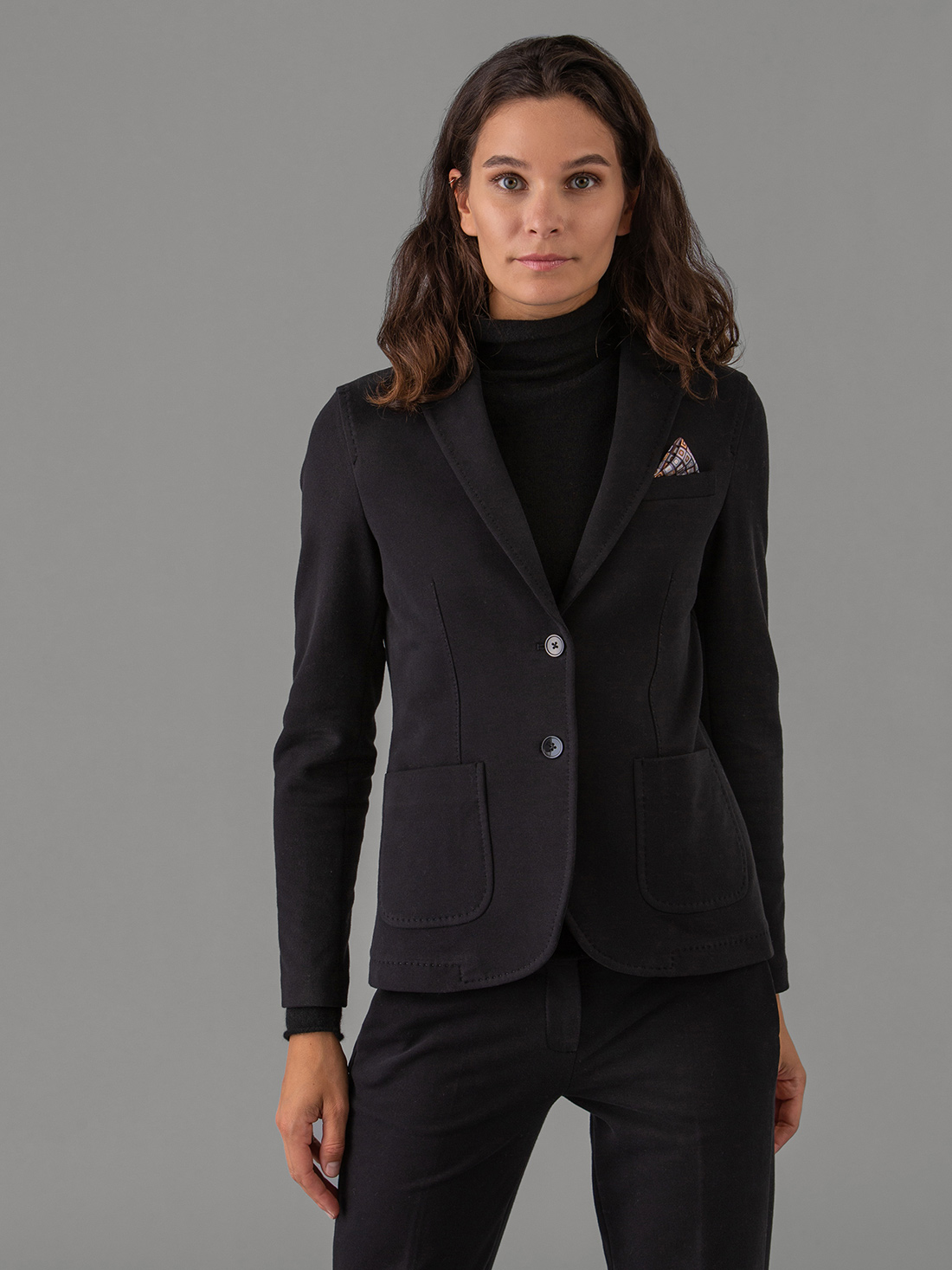 Detailansicht von Blazer aus Baumwolle von CIRCOLO