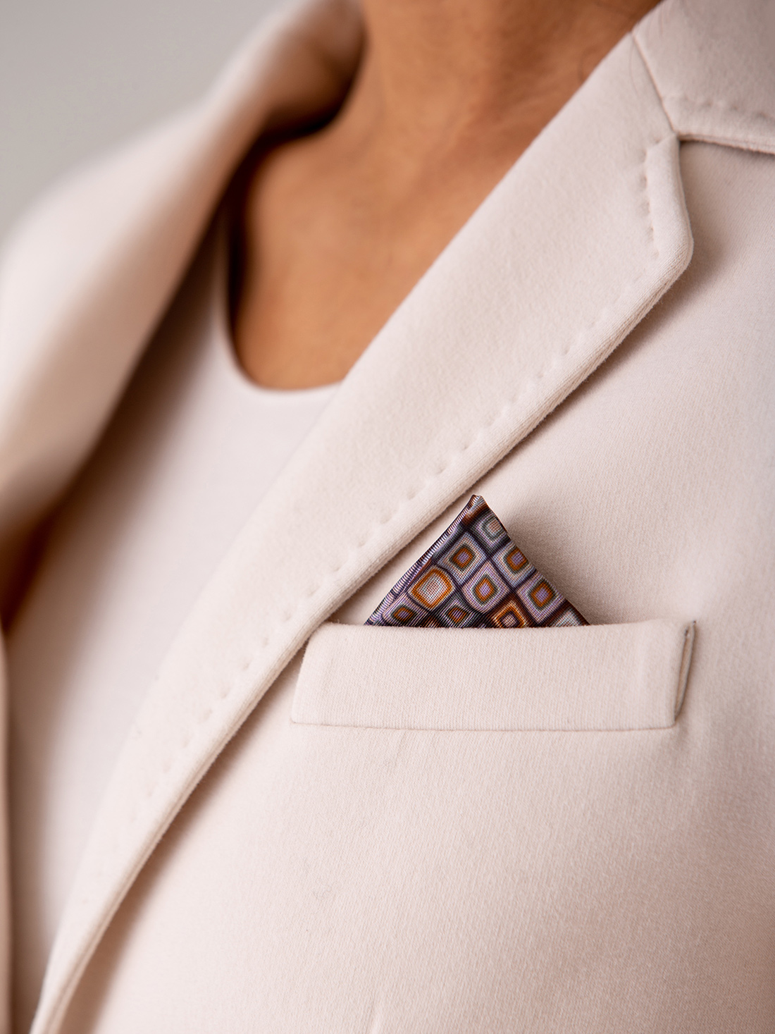 Detailansicht von Blazer aus Baumwolle von CIRCOLO