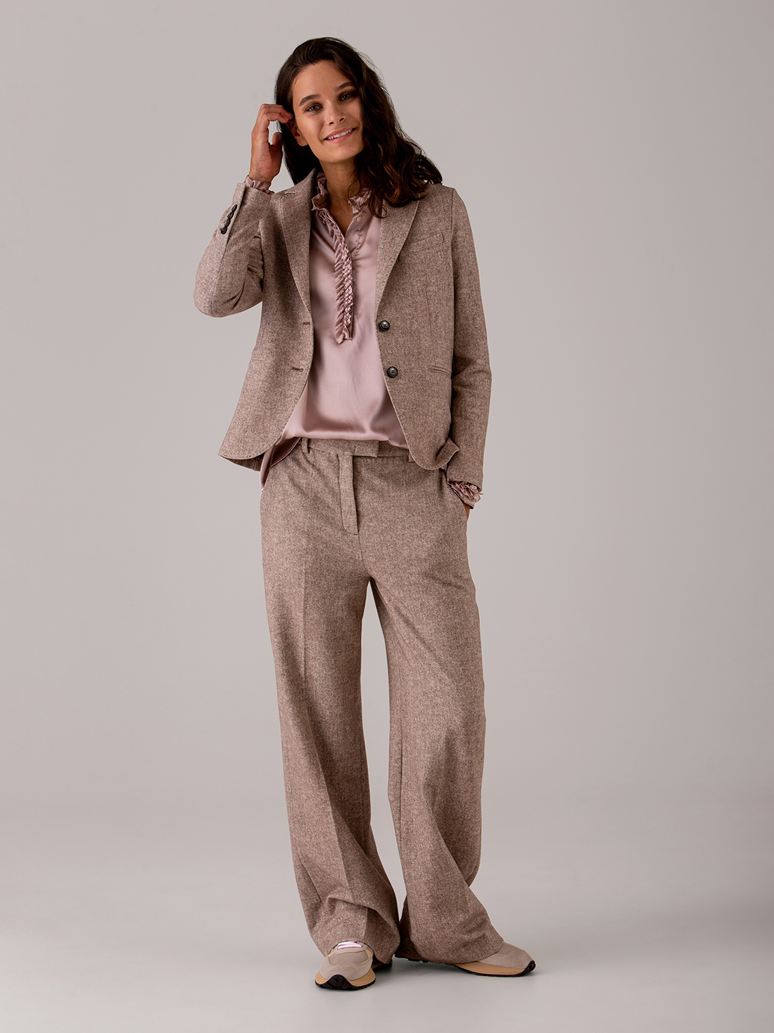 Detailansicht von Weite Hose aus Baumwolle von CIRCOLO