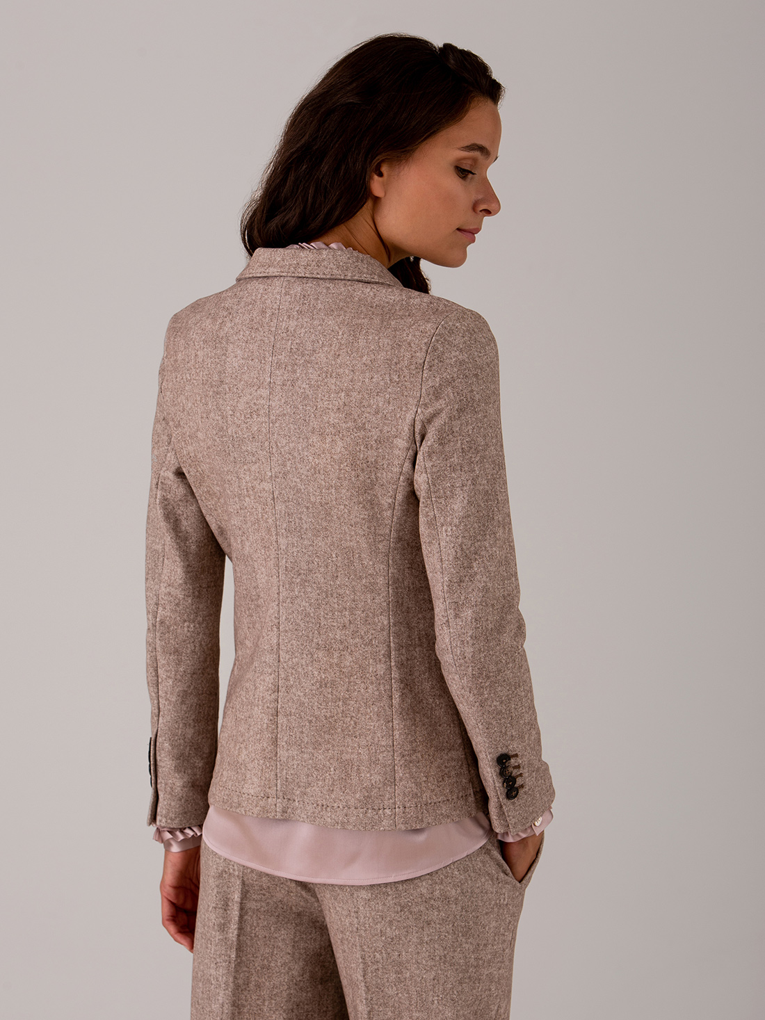 Detailansicht von Blazer aus Baumwolle von CIRCOLO