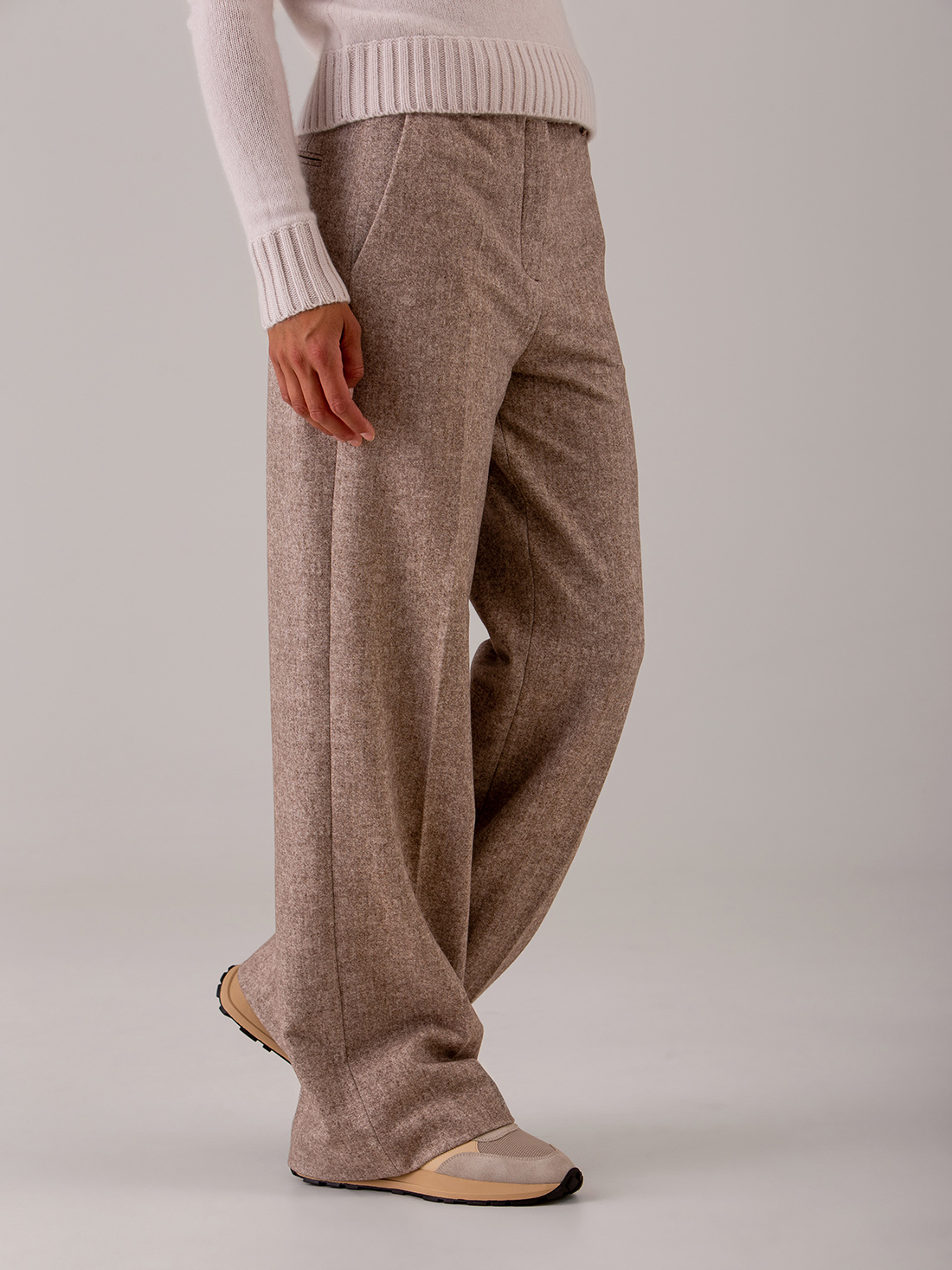 Detailansicht von Weite Hose aus Baumwolle von CIRCOLO